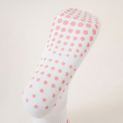 Feine Socken mit Schleifenstickerei und rutschfester Oberfläche (4 Paar) - image 11