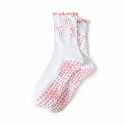 Kirsch-Zitronen-Socken mit rutschfester Oberfläche (3 Paar) - Weiß - EU36-40 (US3-7) - image 12