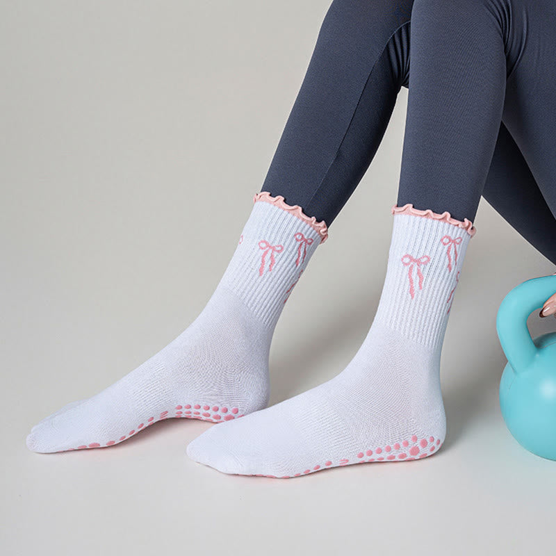 Kirsch-Zitronen-Socken mit rutschfester Oberfläche (3 Paar) - image 5