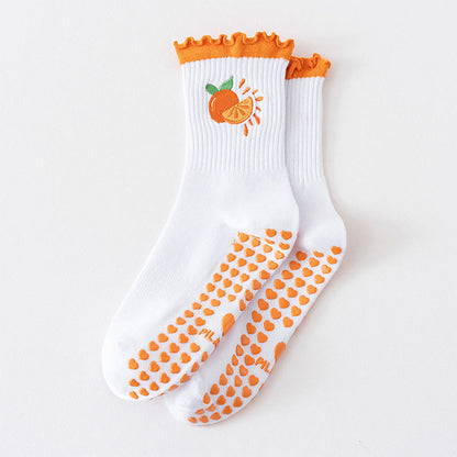 Grip-Socken der Fruit Series (3 Paar) - Orange - EU36-40 (US3-7) - image 9