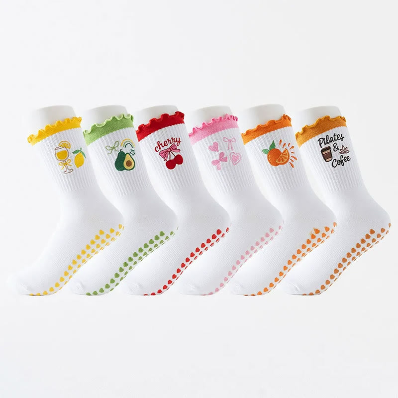 Yoga-Socken der Fruit Series (3 Paar) - image 0