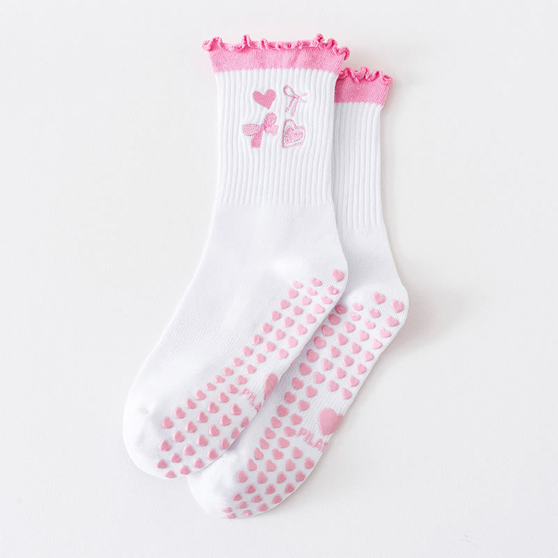 Grip-Socken der Fruit Series (3 Paar) - Rosa - EU36-40 (US3-7) - image 11