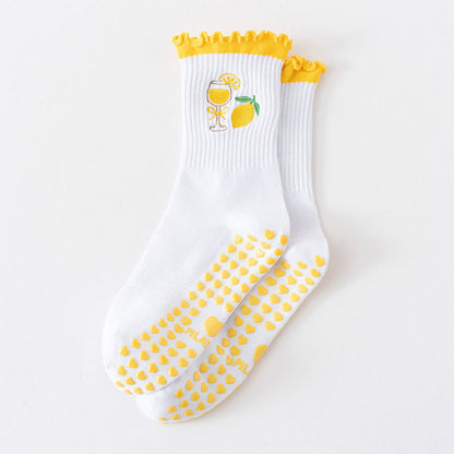 Yoga-Socken der Fruit Series (3 Paar) - Gelb - EU36-40 (US3-7) - image 13