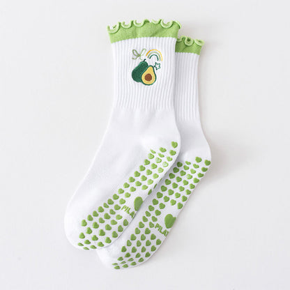 Grip-Socken der Fruit Series (3 Paar) - Grün - EU36-40 (US3-7) - image 12