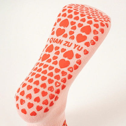 Erdbeer-Kirsch-Herz-Socken mit rutschfester Sohle (3 Paar) - image 12