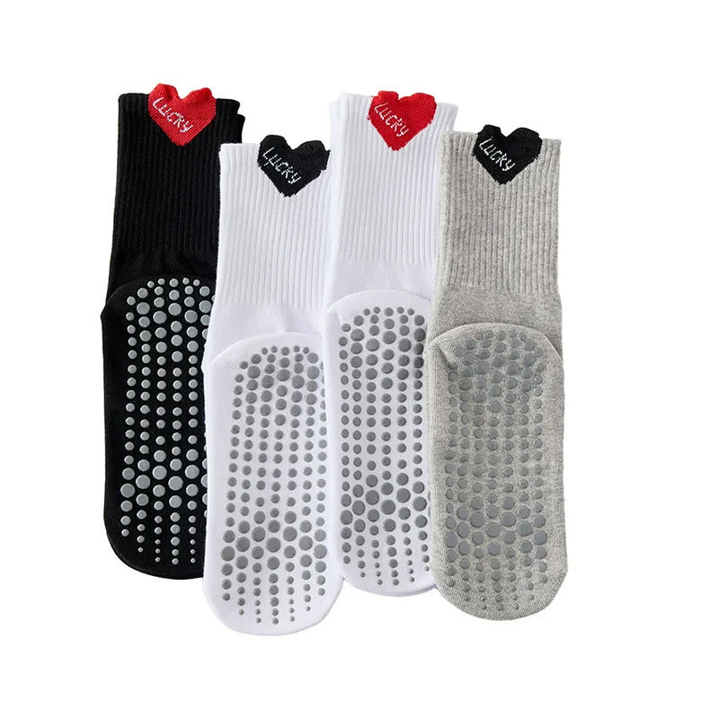Lucky Heart Grip Socken (4 Paar) - Mehrfarbig - EU36-40 (US3-7) - image 11