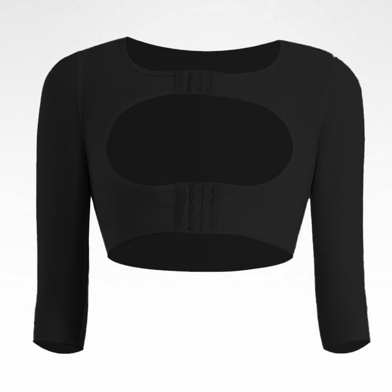 Verstellbarer Kompressionsformer für den vorderen Arm nach Operationen - Schwarz - 2XL - image 9