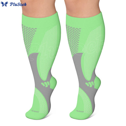 Plus Size Bright Sport Kompressionsstrümpfe - image 3