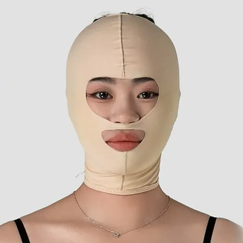 Gesichtsmaske mit Klettverschluss nach der Gesichtsoperation - image 0