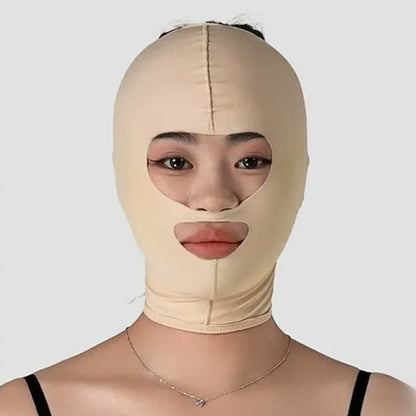 Gesichtsmaske mit Klettverschluss nach der Gesichtsoperation - image 0