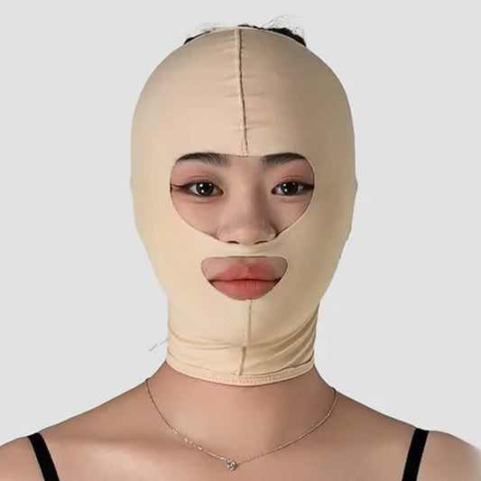 Gesichtsmaske mit Klettverschluss nach der Gesichtsoperation - image 0