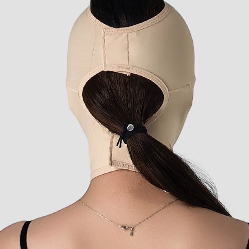 Gesichtsmaske mit Klettverschluss nach der Gesichtsoperation - image 1