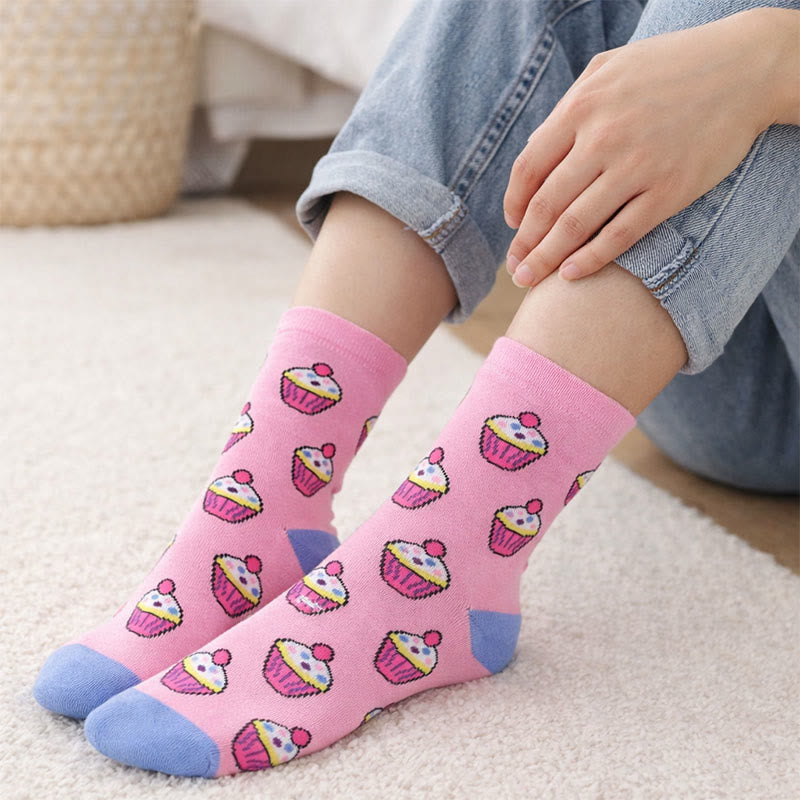 Candy Donuts Viertel-Socken (5 Paar) - image 5