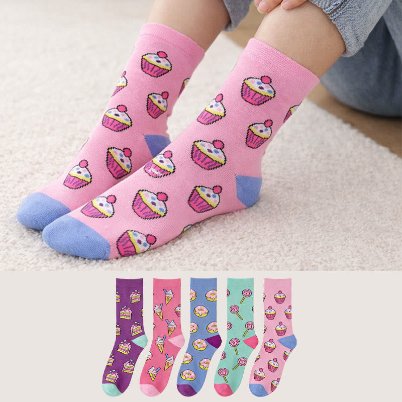Candy Donuts Viertel-Socken (5 Paar) - image 0