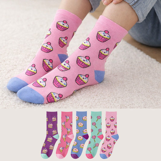 Candy Donuts Viertel-Socken (5 Paar) - image 0