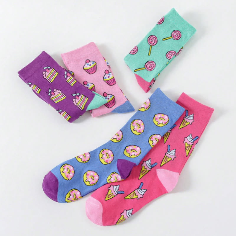 Candy Donuts Viertel-Socken (5 Paar) - image 3