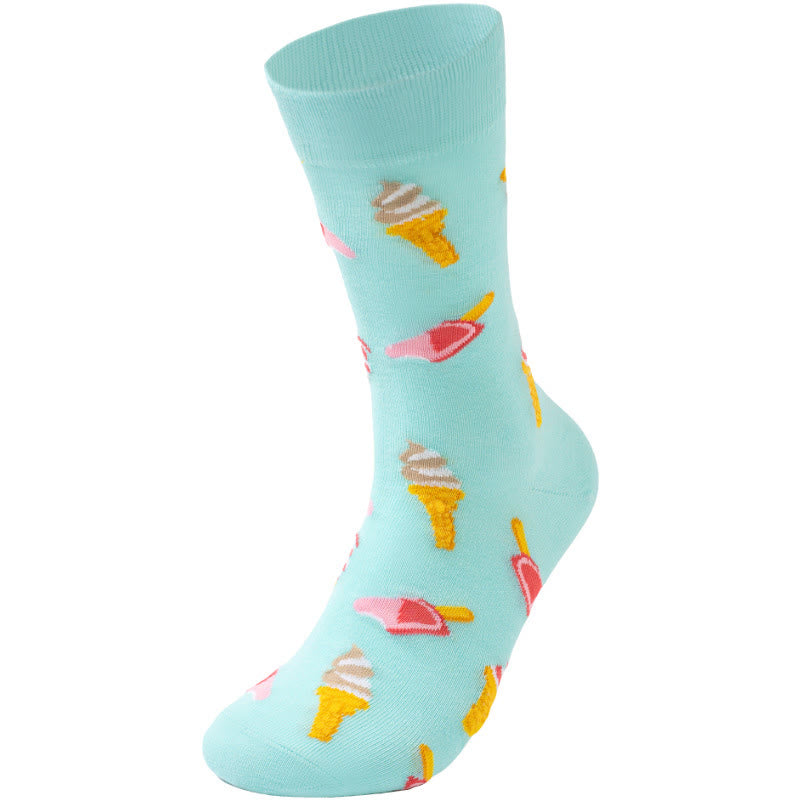 Eiscreme-Frucht-Viertel-Socken (4 Paar) - image 5