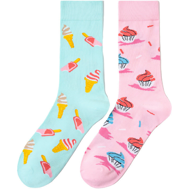 Eiscreme-Frucht-Viertel-Socken (4 Paar) - image 11