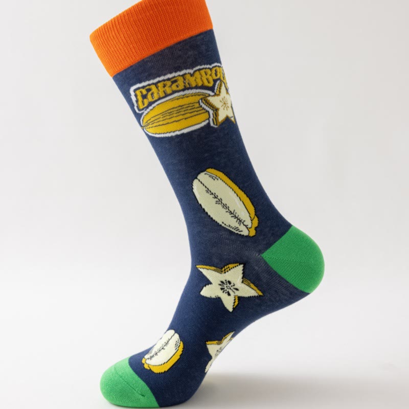 Tropische Früchte Viertelsocken (5 Paar) - image 12