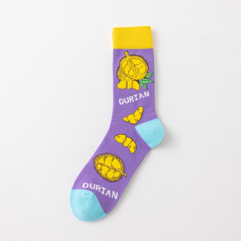 Tropische Früchte Viertelsocken (5 Paar) - image 9
