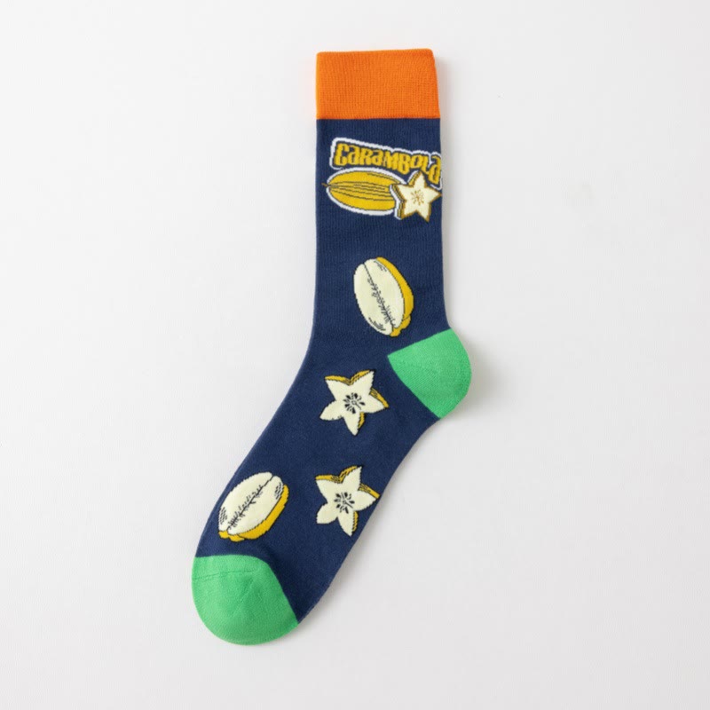 Tropische Früchte Viertelsocken (5 Paar) - image 8