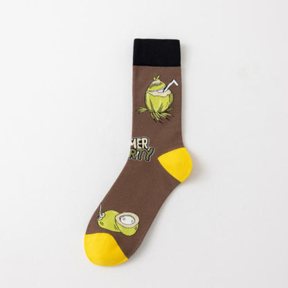 Tropische Früchte Viertelsocken (5 Paar) - image 5