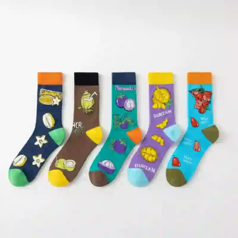 Tropische Früchte Viertelsocken (5 Paar) - image 2