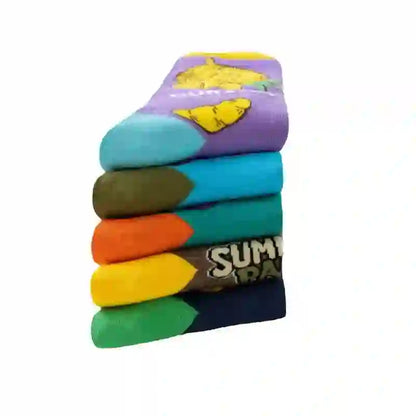 Tropische Früchte Viertelsocken (5 Paar) - image 4