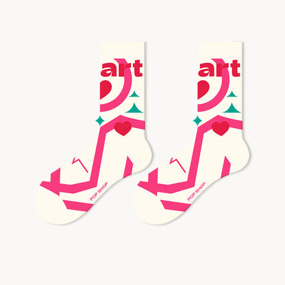 Trendige Viertelsocken in Rosatönen (5 Paar) - image 4