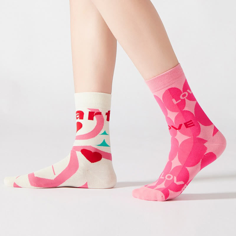 Trendige Viertelsocken in Rosatönen (5 Paar) - image 2