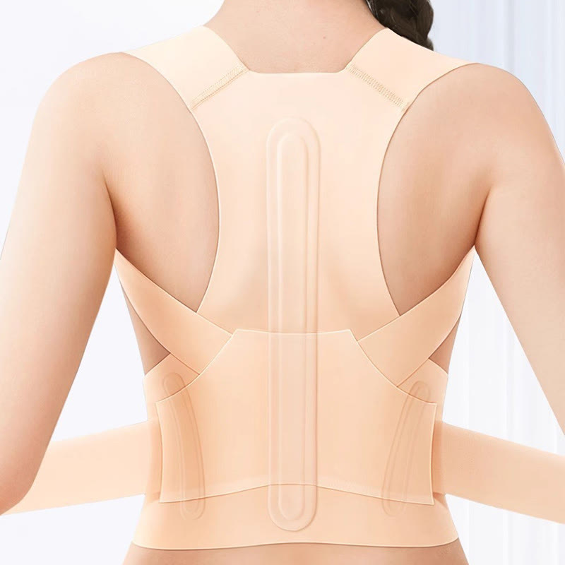 Schlanke, diskrete Schulterbandage zur Haltungskorrektur - Nackt - XL - image 0