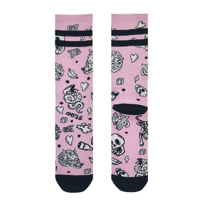 Auffällige Gothic-Quarter-Socken (3 Paar) - image 1