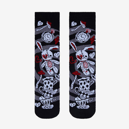 Socken mit Totenkopf- und Skelettmotiven (3 Paar) - image 3