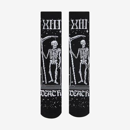 Socken mit Totenkopf- und Skelettmotiven (3 Paar) - image 5