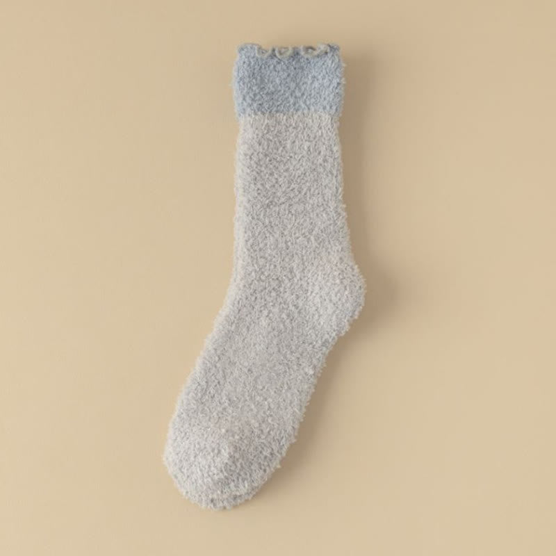Schlafsocken aus Korallenfleece (7 Paar) - Grau - EU 36-40 (US 3-7) - image 15
