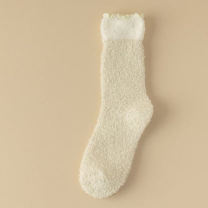 Schlafsocken aus Korallenfleece (7 Paar) - Gelb - EU 36-40 (US 3-7) - image 12