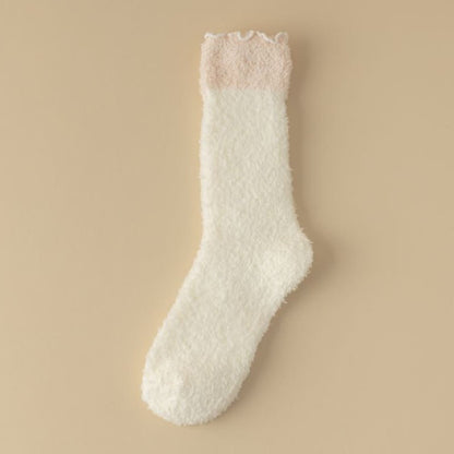 Schlafsocken aus Korallenfleece (7 Paar) - Weiß - EU 36-40 (US 3-7) - image 11