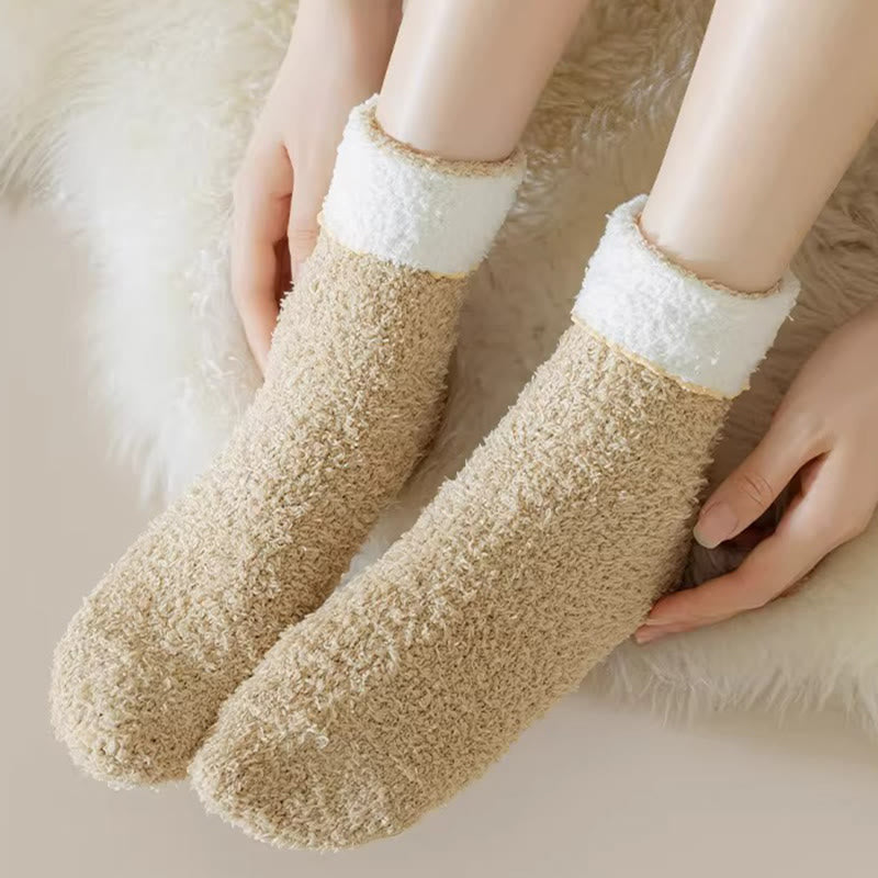 Schlafsocken aus Korallenfleece (7 Paar) - image 1