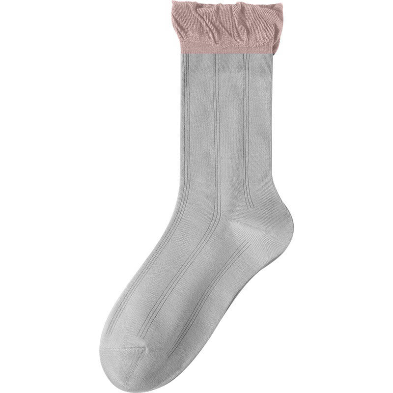 Graue Schlafsocken (5 Paar) - Hellgrau - EU 36-40 (US 3-7) - image 13
