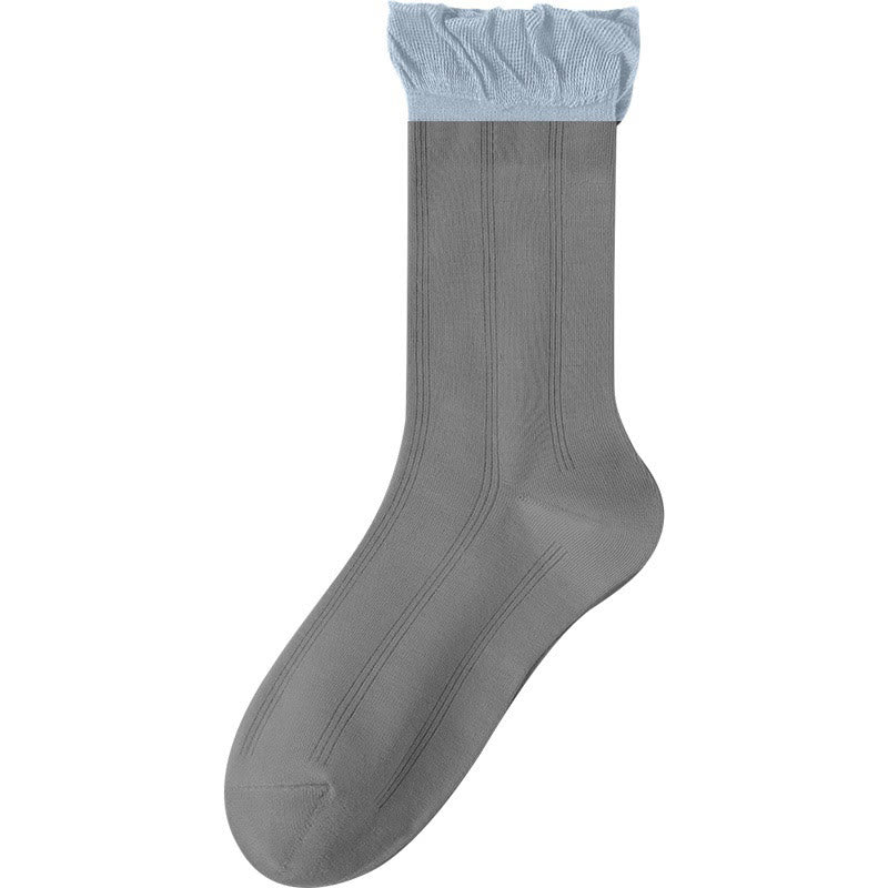 Graue Schlafsocken (5 Paar) - Dunkelgrau - EU 36-40 (US 3-7) - image 9