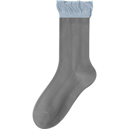 Graue Schlafsocken (5 Paar) - Dunkelgrau - EU 36-40 (US 3-7) - image 9
