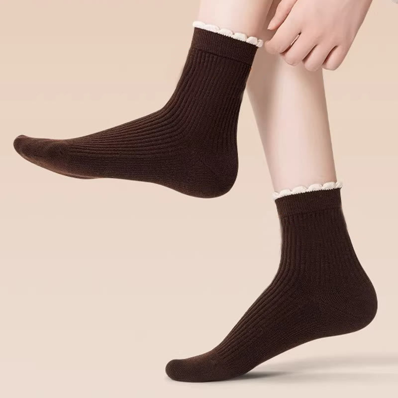 Verdickte Schlafsocken aus Maulbeerseide (3 Paar) - image 7