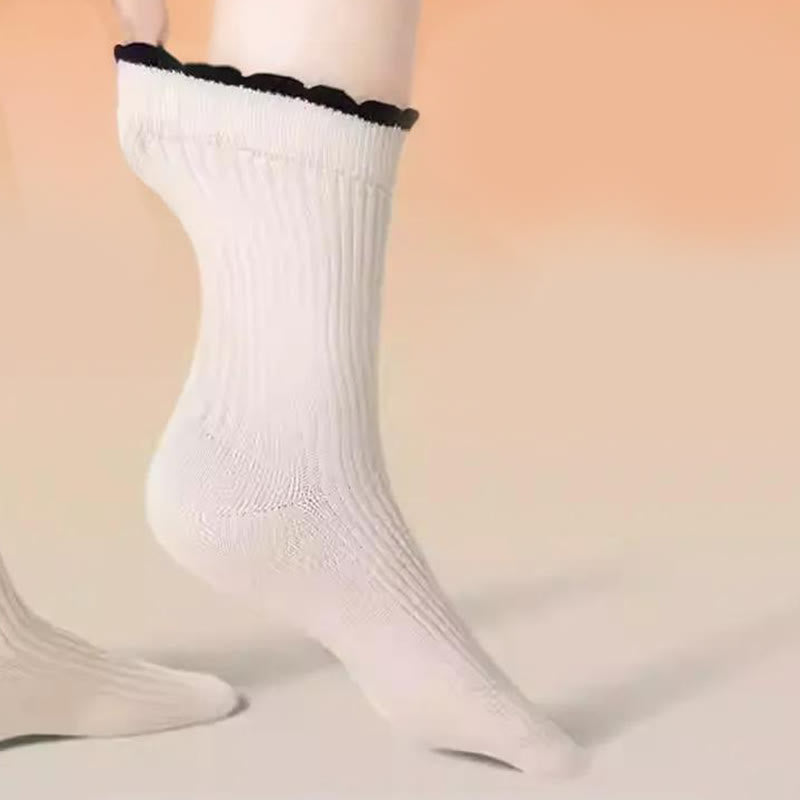 Verdickte Schlafsocken aus Maulbeerseide (3 Paar) - image 8