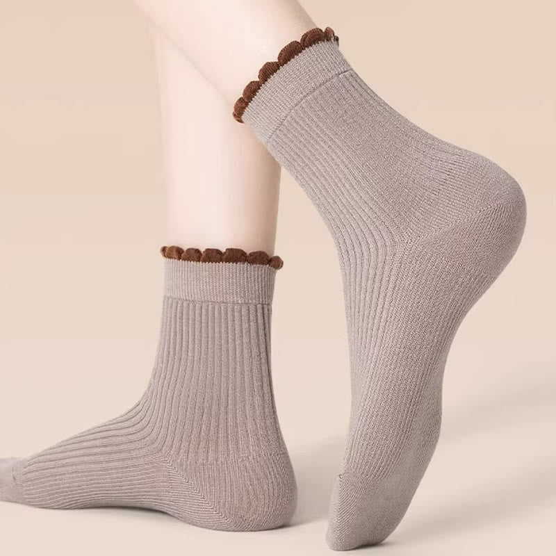 Verdickte Schlafsocken aus Maulbeerseide (3 Paar) - image 11