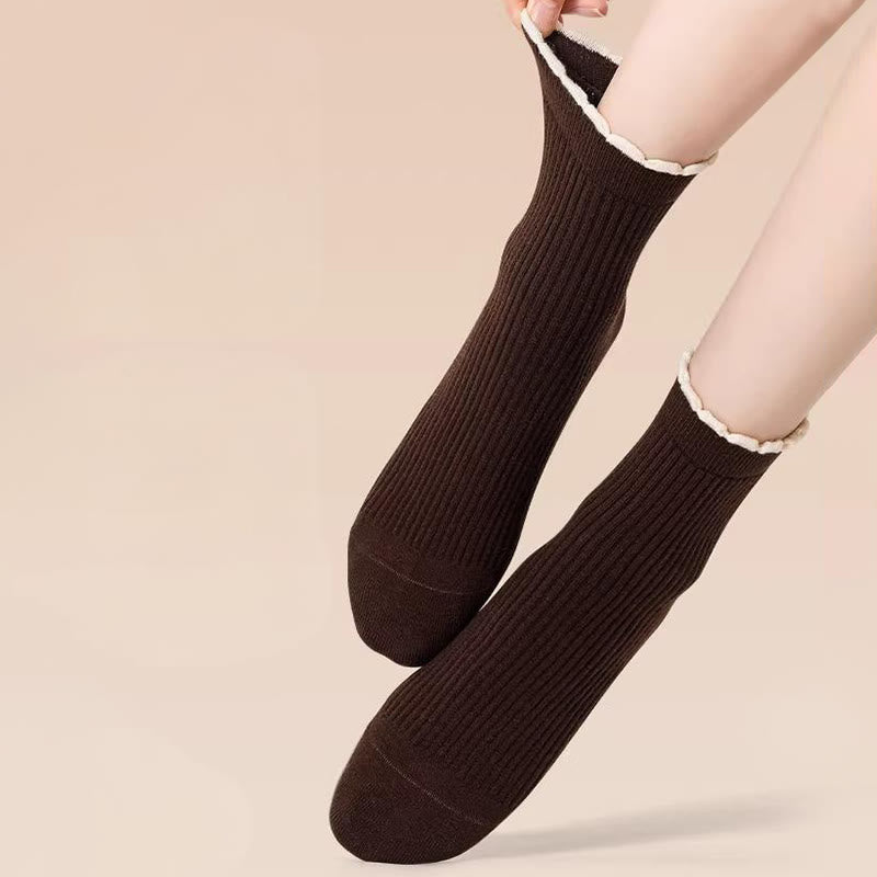 Verdickte Schlafsocken aus Maulbeerseide (3 Paar) - image 6