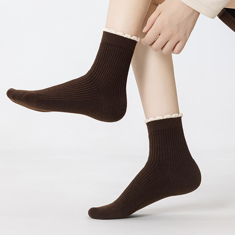 Verdickte Schlafsocken aus Maulbeerseide (3 Paar) - image 5