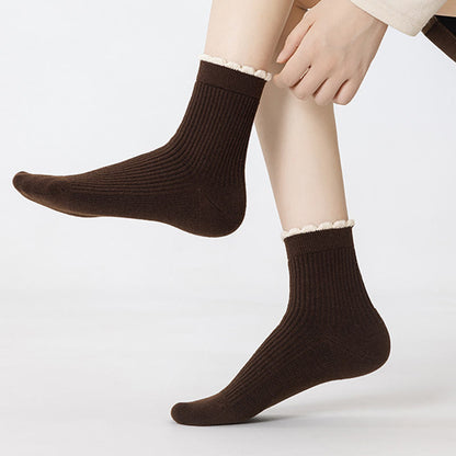 Verdickte Schlafsocken aus Maulbeerseide (3 Paar) - image 5