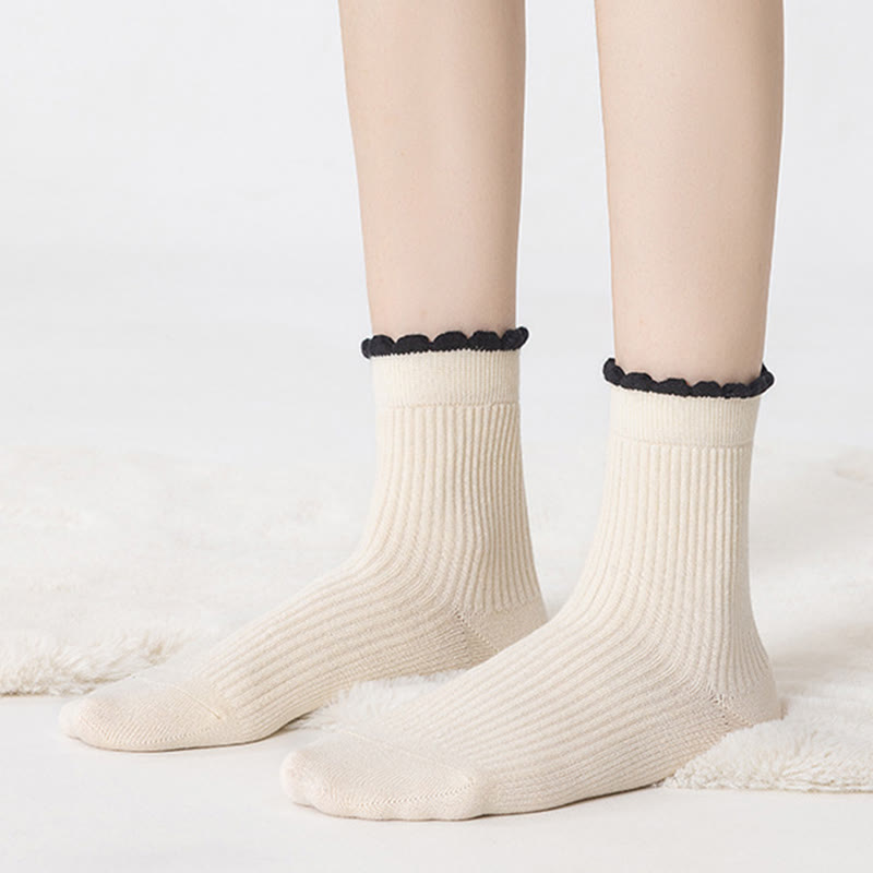Verdickte Schlafsocken aus Maulbeerseide (3 Paar) - image 10