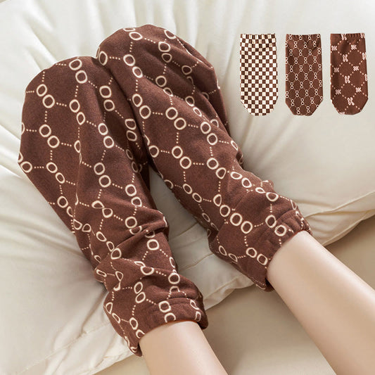 Merlad Warme Fleece-Schlafsocken (3 Paar) - Mehrfarbig - EU 36-40 (US 3-7) - image 0