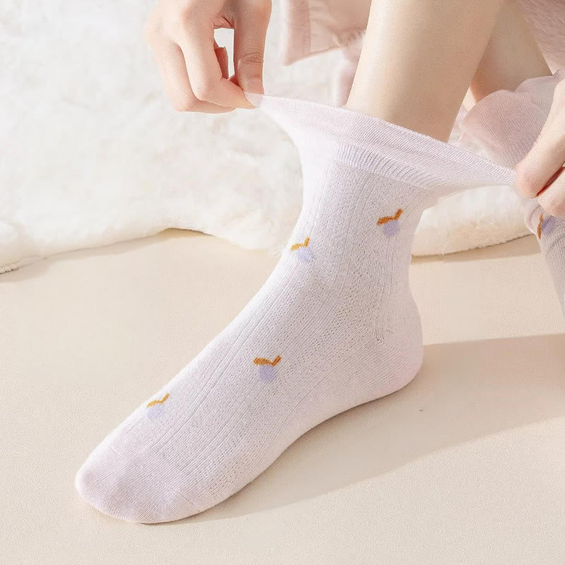 Frühlingsschlafsocken aus reiner Baumwolle (6 Paar) - image 4